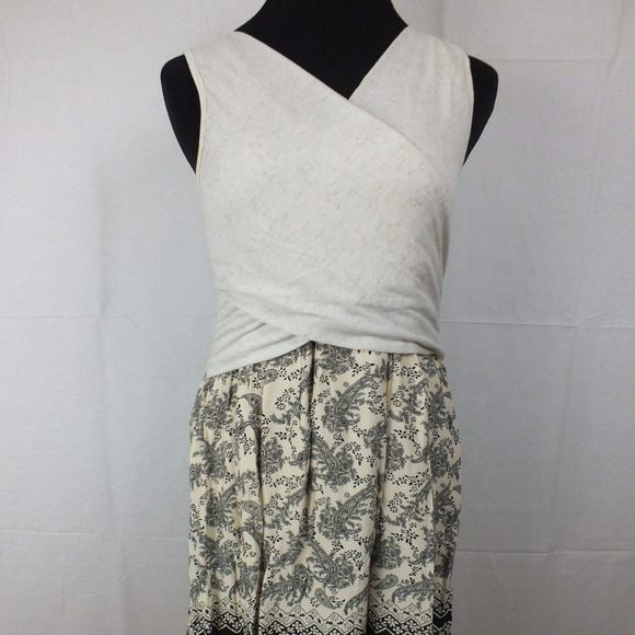 NWT PAPER CRANE anthropologie Surplice wrap Dress - Picture 1 of 5